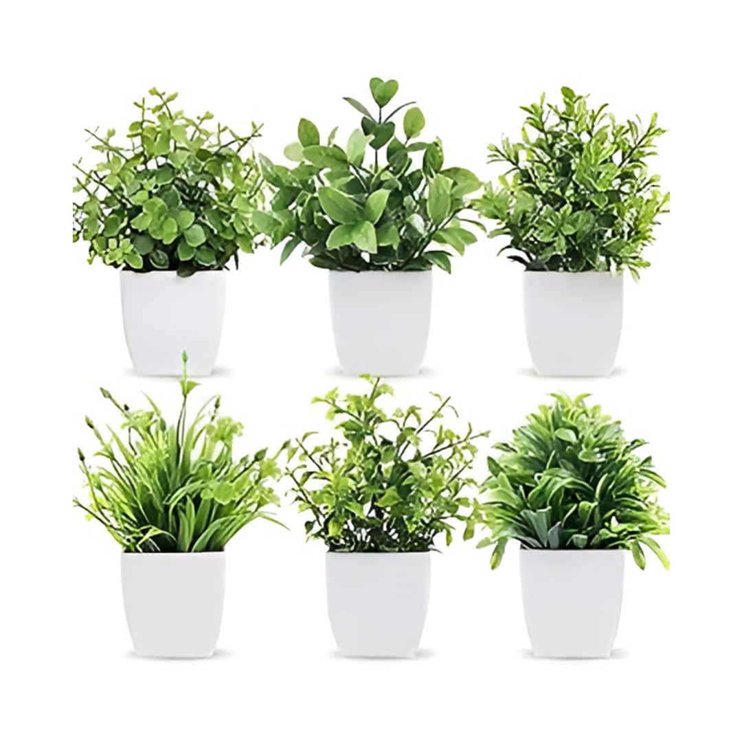 6 Packs Fake Plants Small.