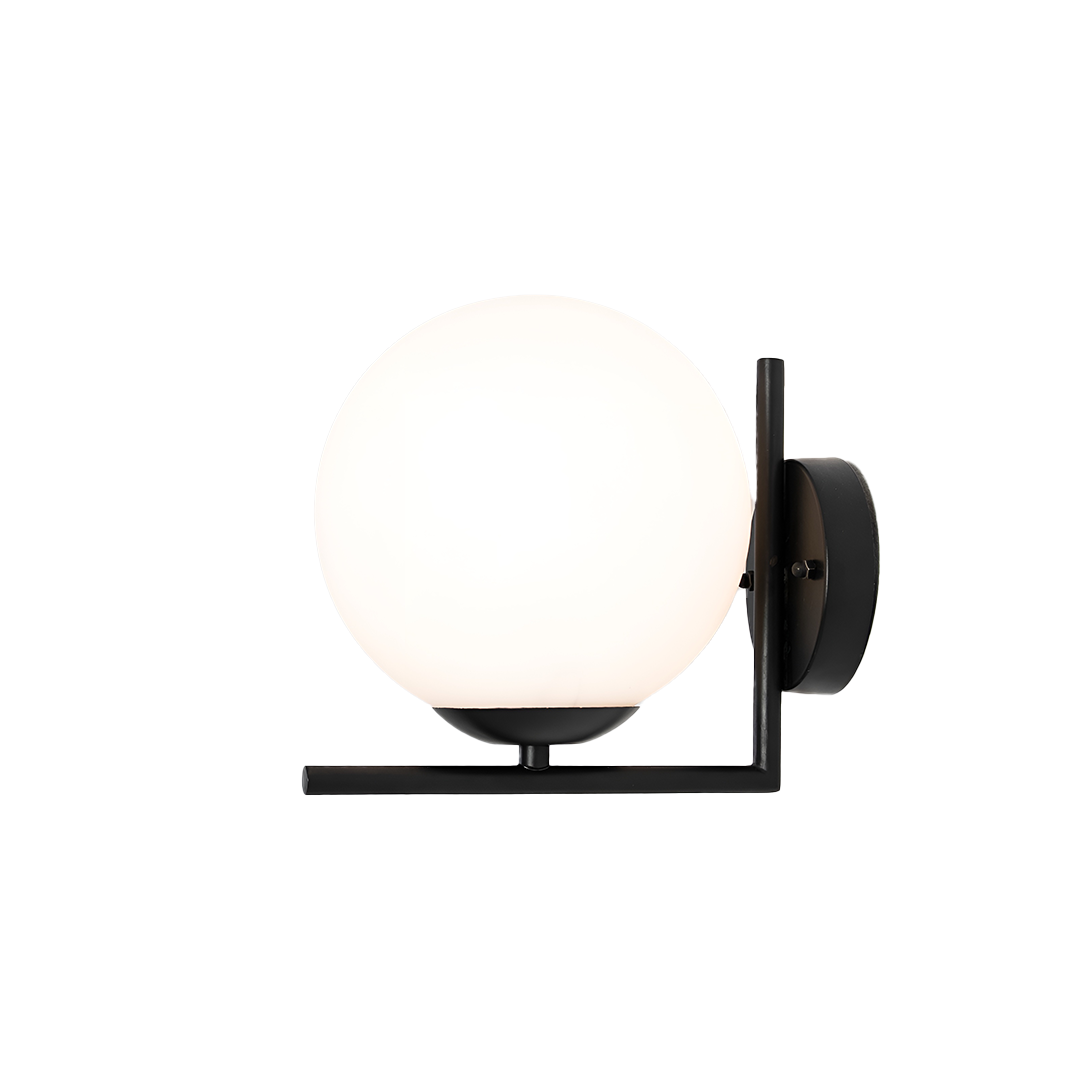 1 black x white bulb