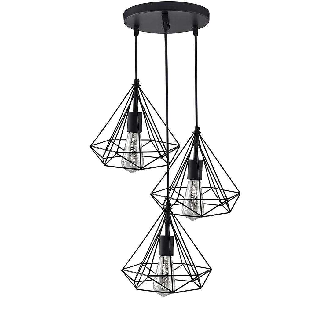 Hanging Decorative Chandelier Ceiling Lamp without Bulb