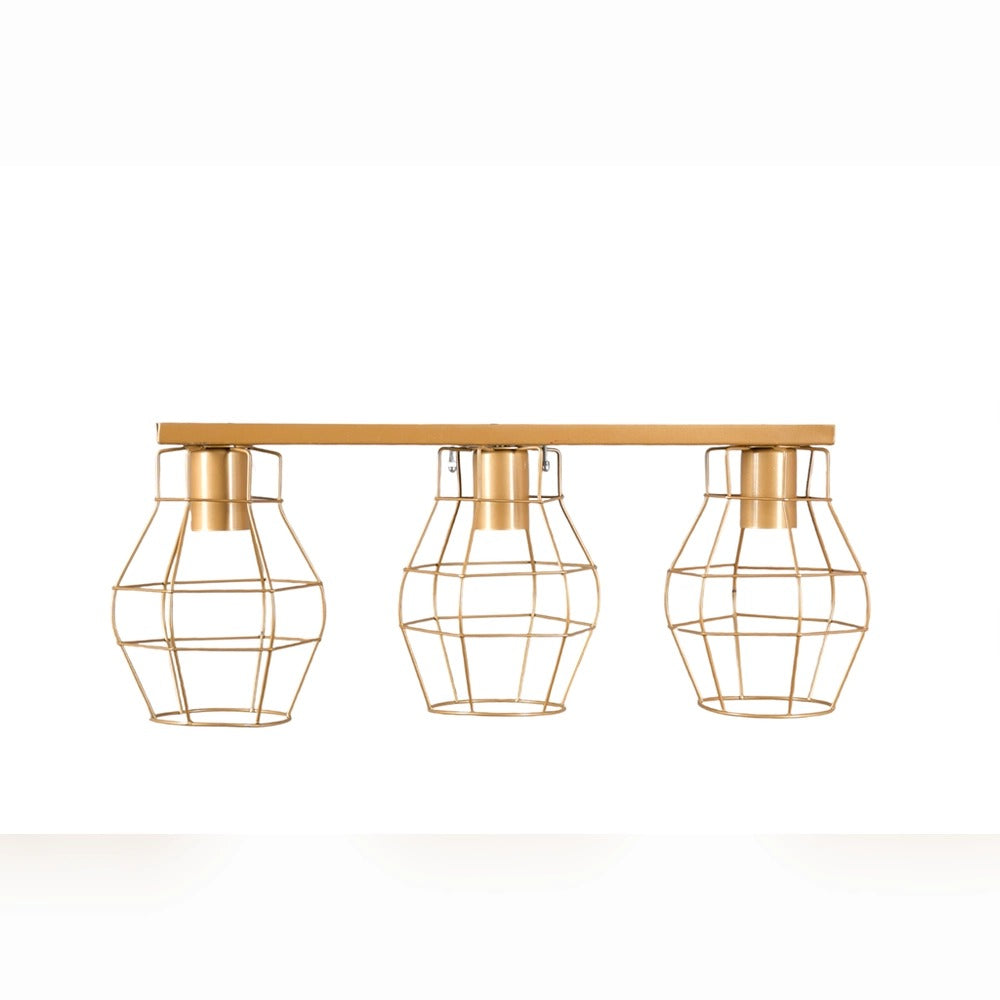 Triple chandelier, gold - KM-EG6-140