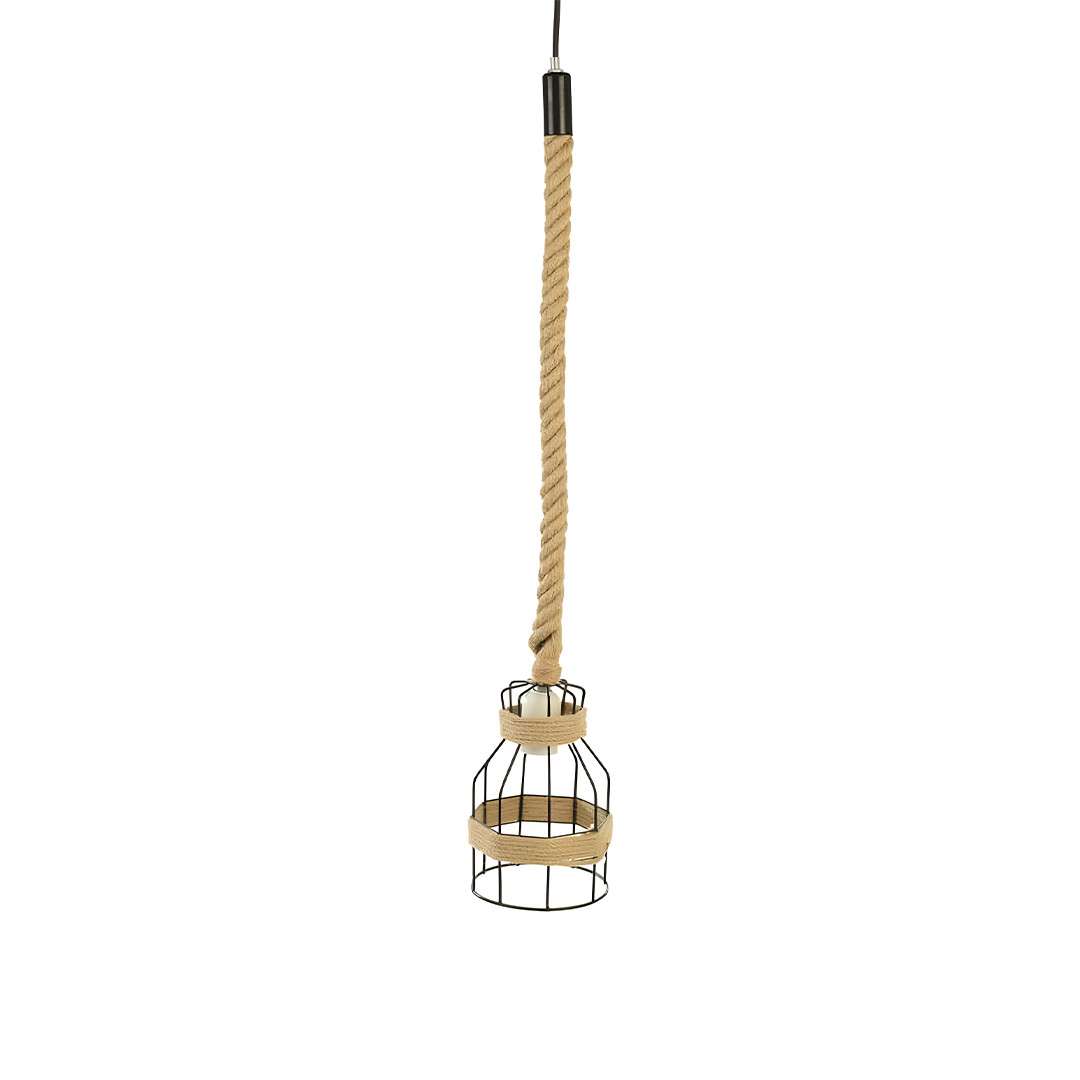 Modern Hanging Bomb Ball Pendant Chandelier - Black