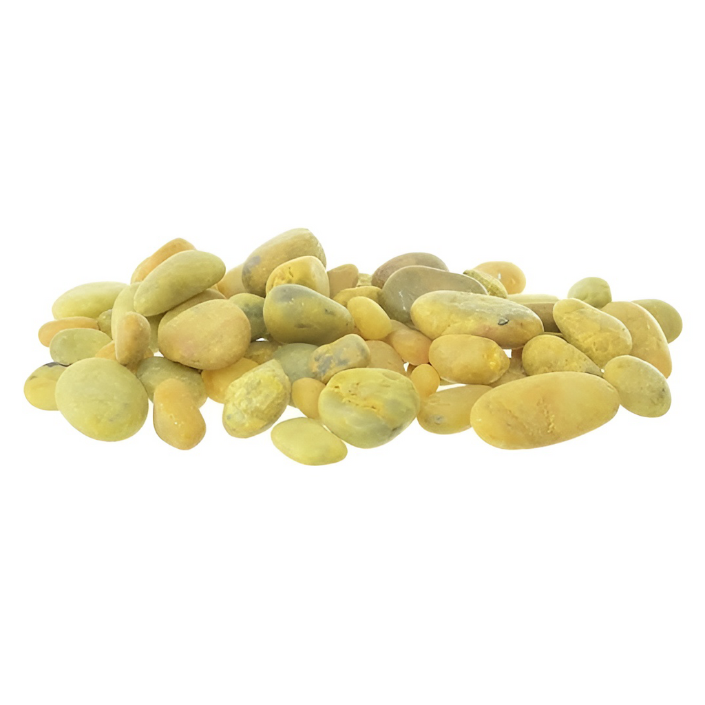 Large Gardening Stones in One Pack (700g) - Yellow.