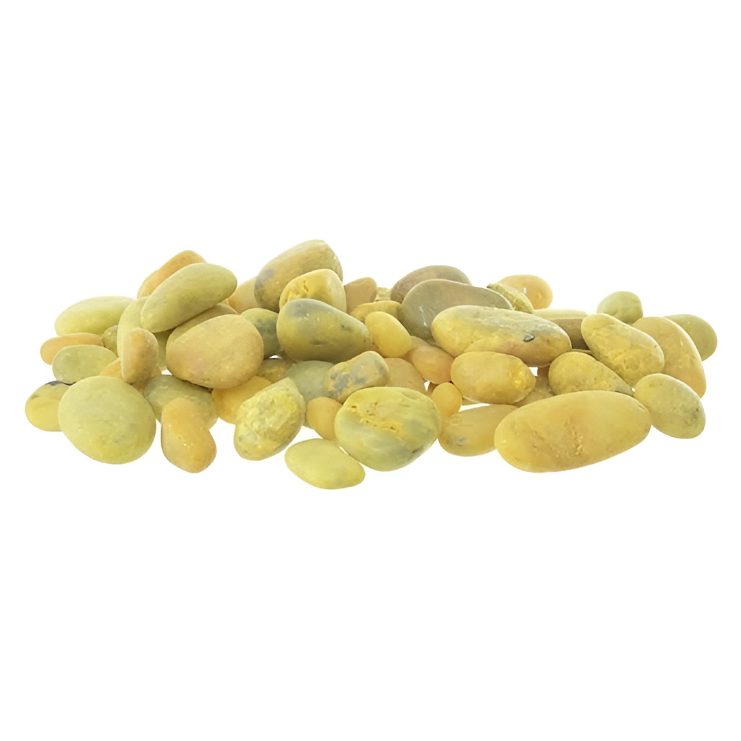 Large Gardening Stones in One Pack (700g) - Yellow.