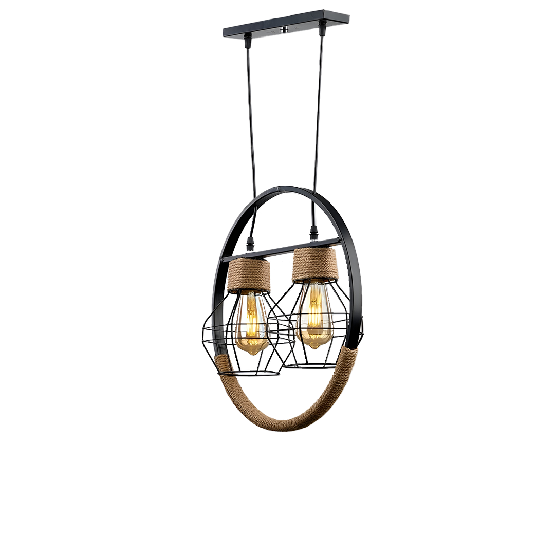 Black modern ceiling lamp