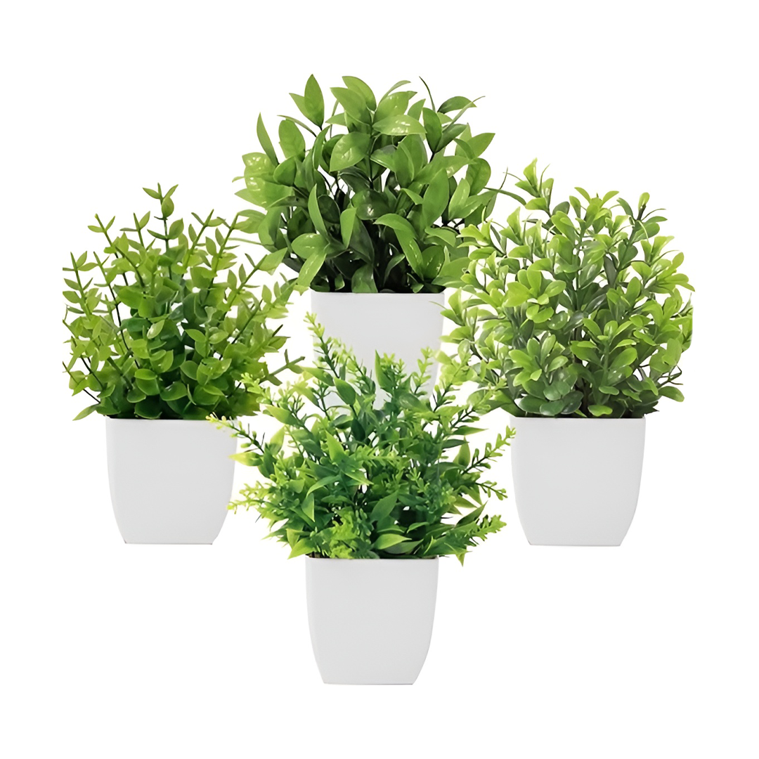 4 Pieces Artificial Plants