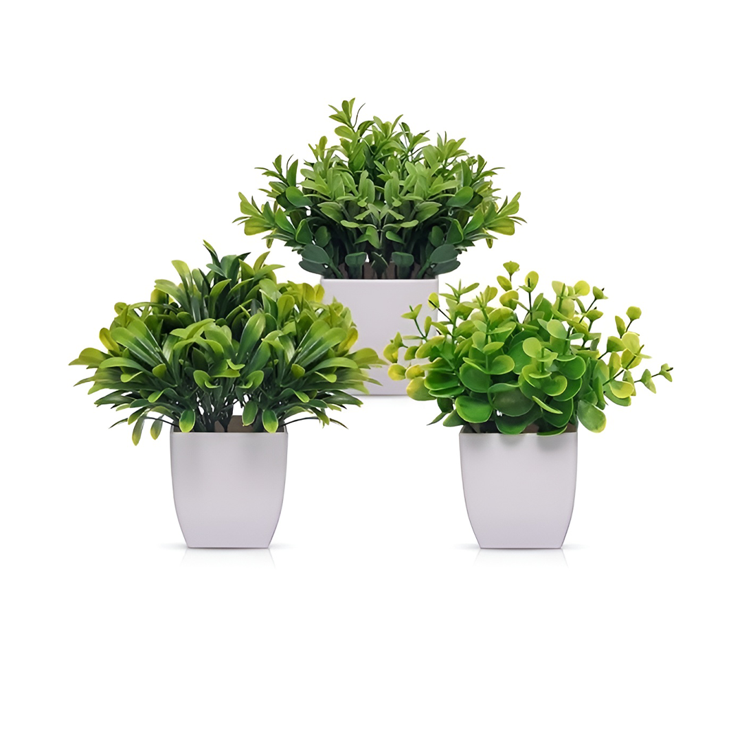 Mini Artificial Plants Set