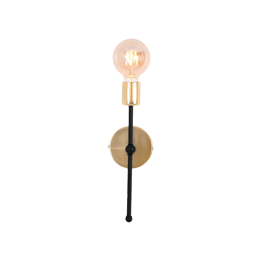 Light Black x Gold LED Wall Lamp