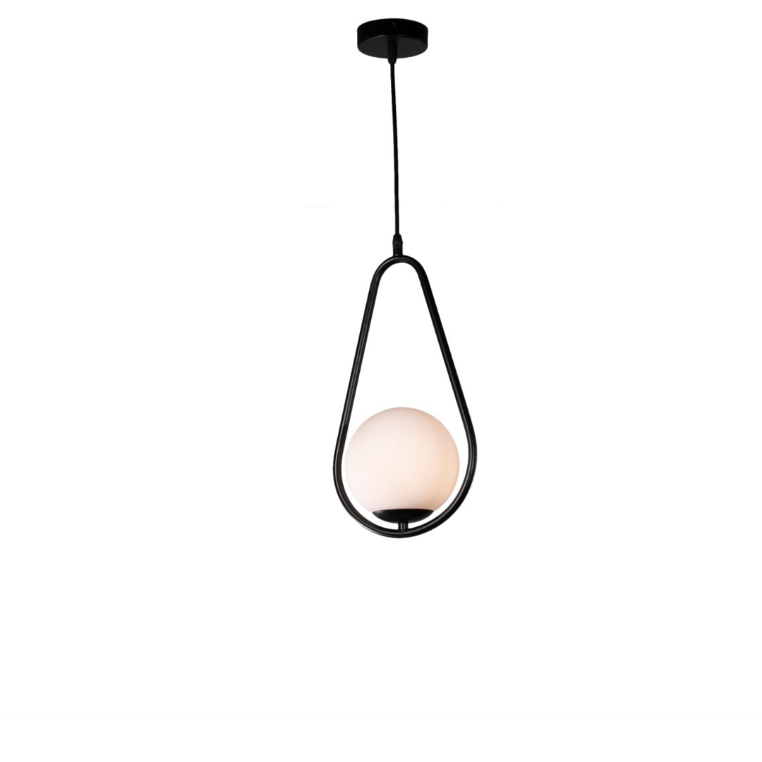 Black pear pendant