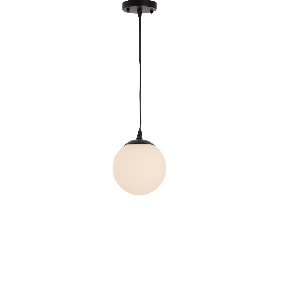 Ossian 1-Light Pendant Black x White