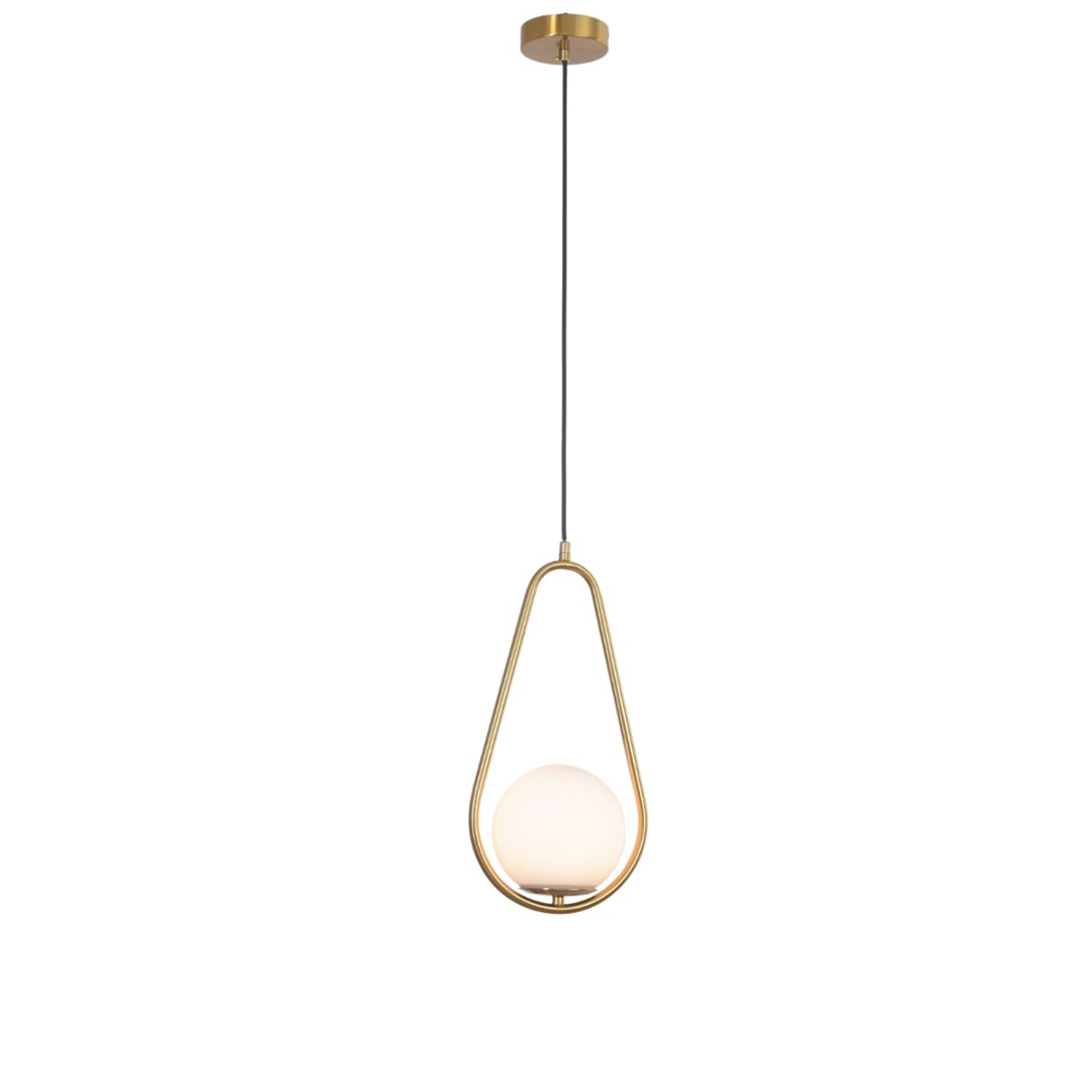 Punta pendant light 1 gold bulb