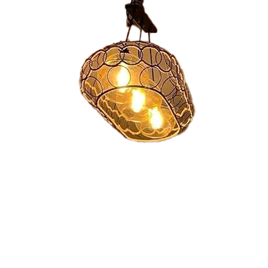 Modern Chandelier, 50 Count - Black