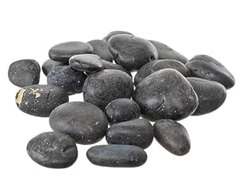 Large Gardening Stones in One Pack (700g) - black