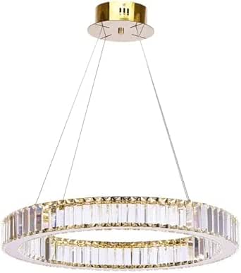Modern Led Crystal Chandelier (50 cm) - 3 Lightings - Gold and Crystal