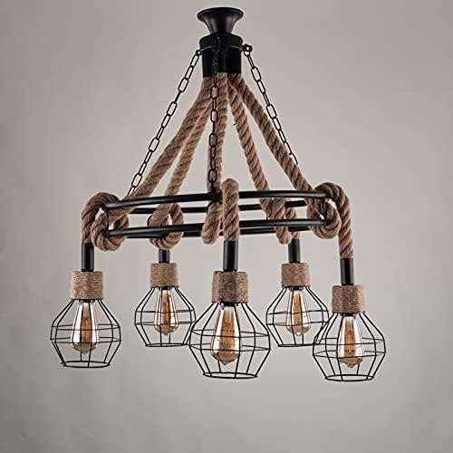Modern Ceiling Hanging Chandelier - 5 lamps