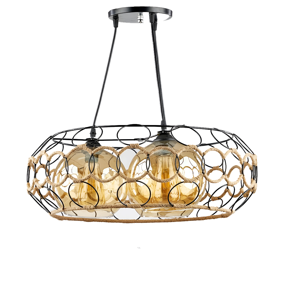 3 Squares Rope Chandelier (R1015)