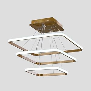 LSG-7002  LED Chandelier, Champaign Gold