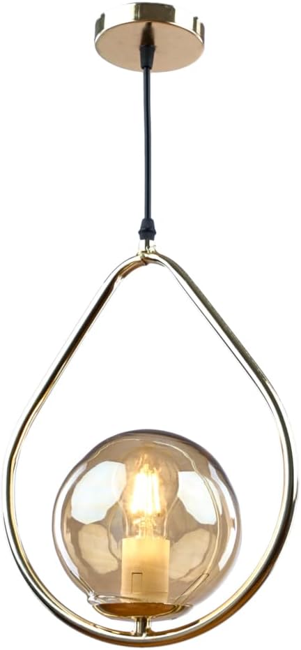 Modern Tear Shape Ceiling Pendant Chandelier, For Living Room, Bedroom, Or Hall - Gold