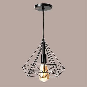 Diamond Cluster Pendant Light (with Bulb)