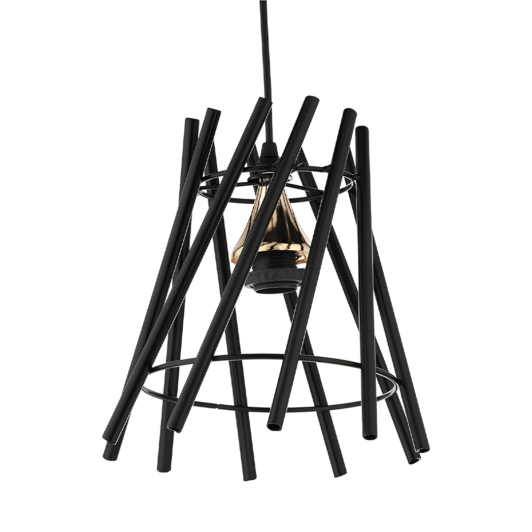 Black modern ceiling lamp r1044