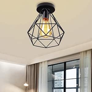 Rb1002-1D Black Hermy Ceiling Pendant