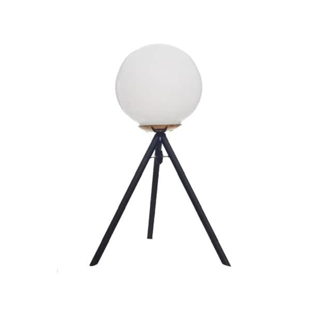 Modern Metal 3 Legs With White White - Black
