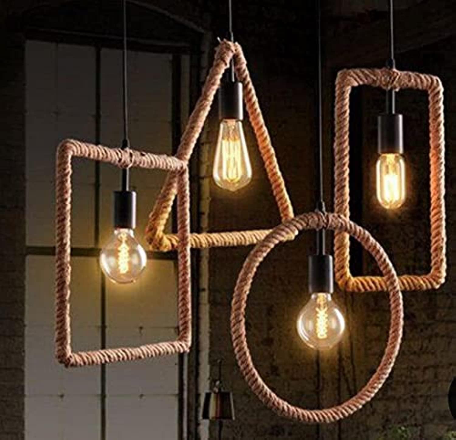 Roof Rope Chandelier - Chandelier - Beige