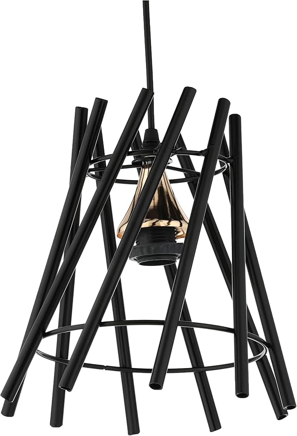 Black modern ceiling lamp r1044