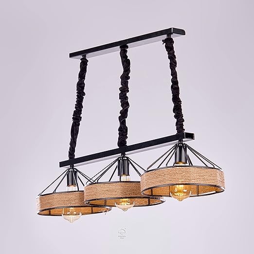 Modern round linen hats 3 lamp pendant Chandelier r1054