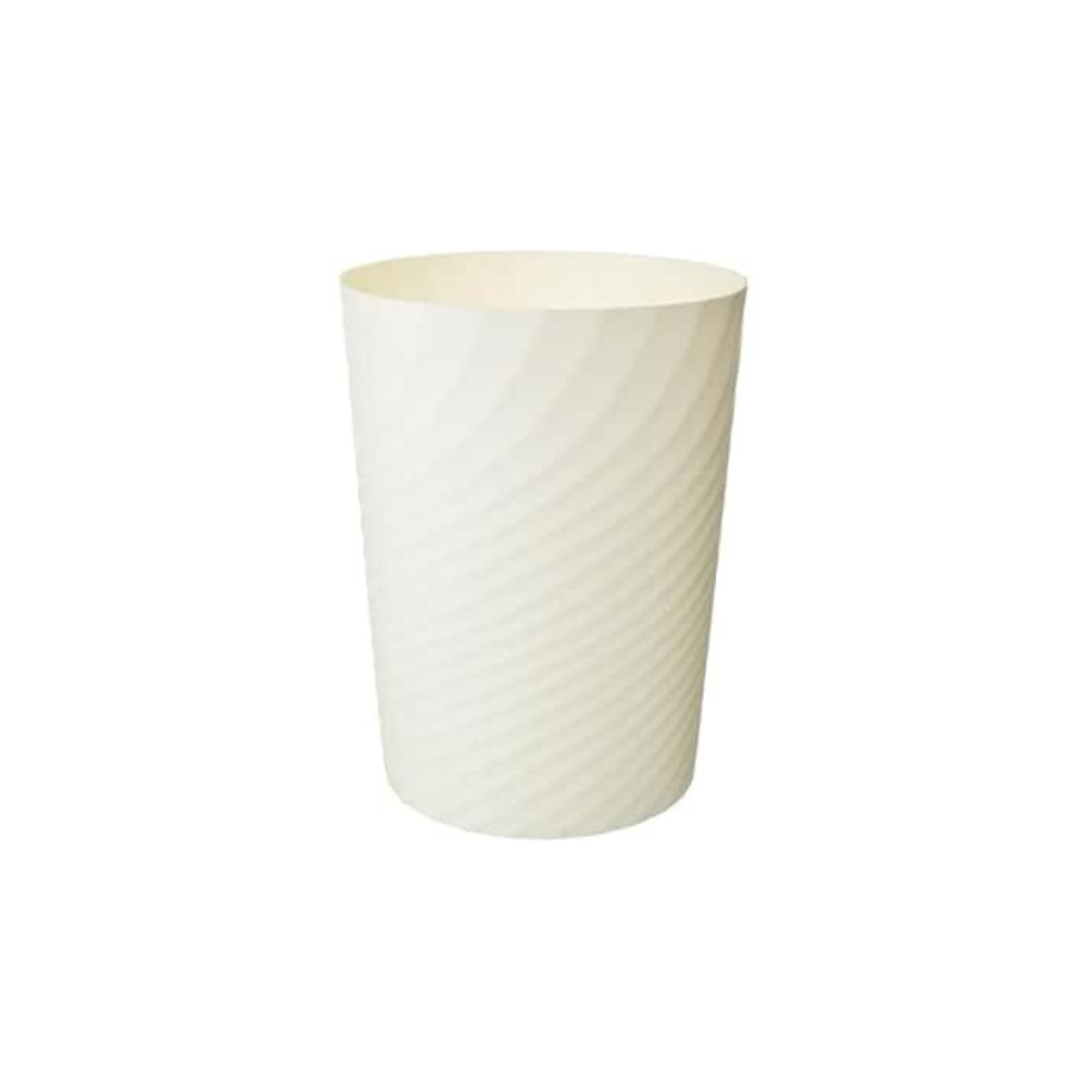 Decor Trash Basket - White