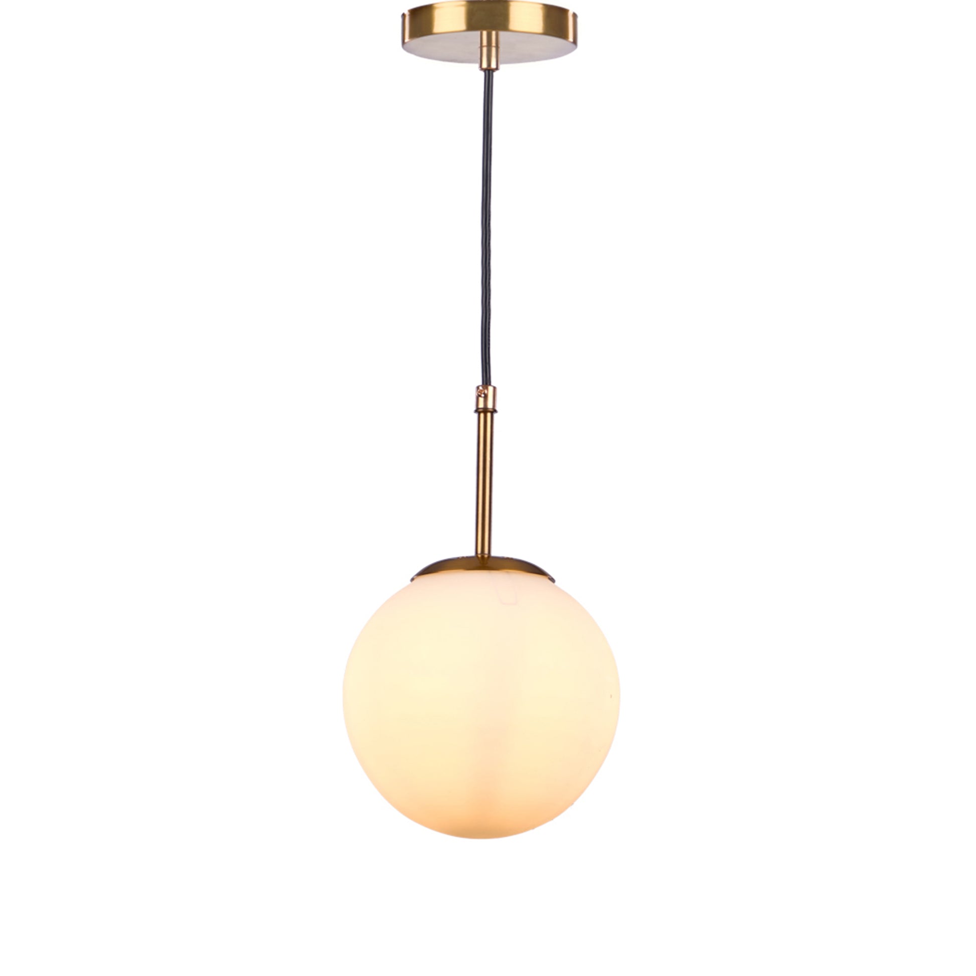 Mesa pendant light, 1 lamp, gold