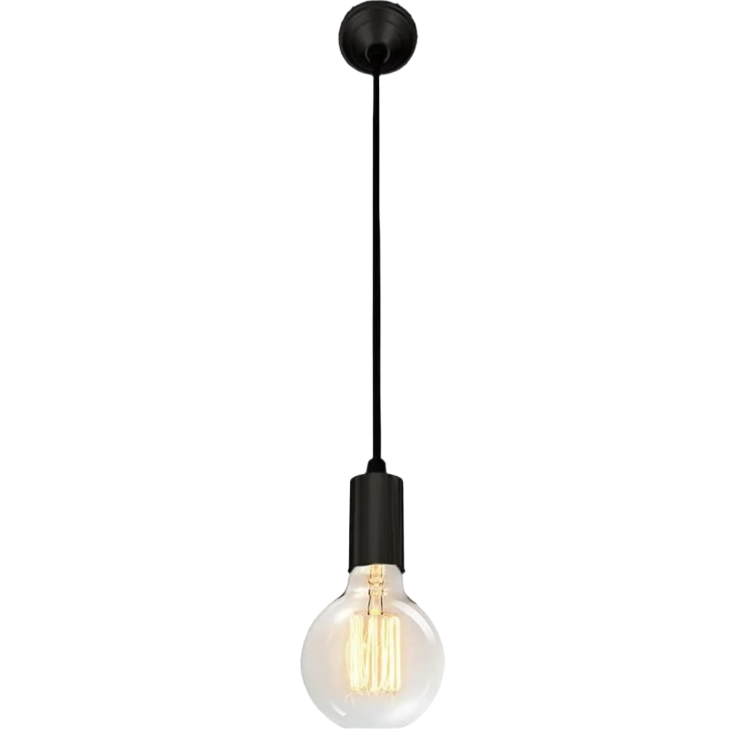 Wired Pendant Light - Black…