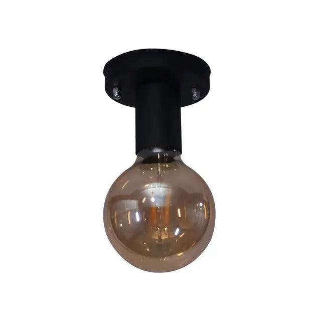Black Modern Flush Light - 1 Lamp - RL-RS-008