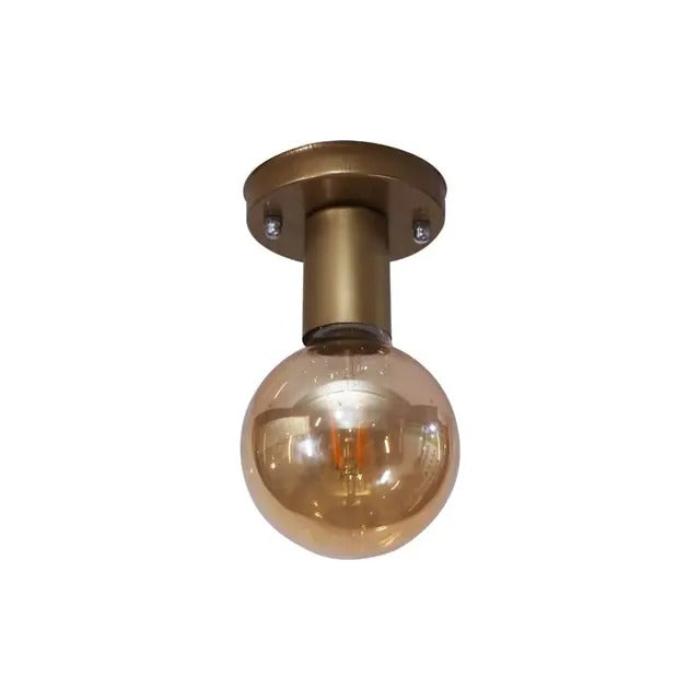 Gold Modern Flush Light  - 1 Lamp - RL-RS-009
