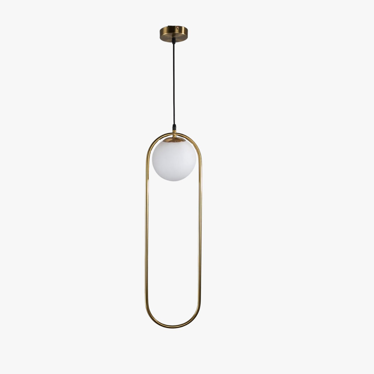 One light brass diamond pendant light
