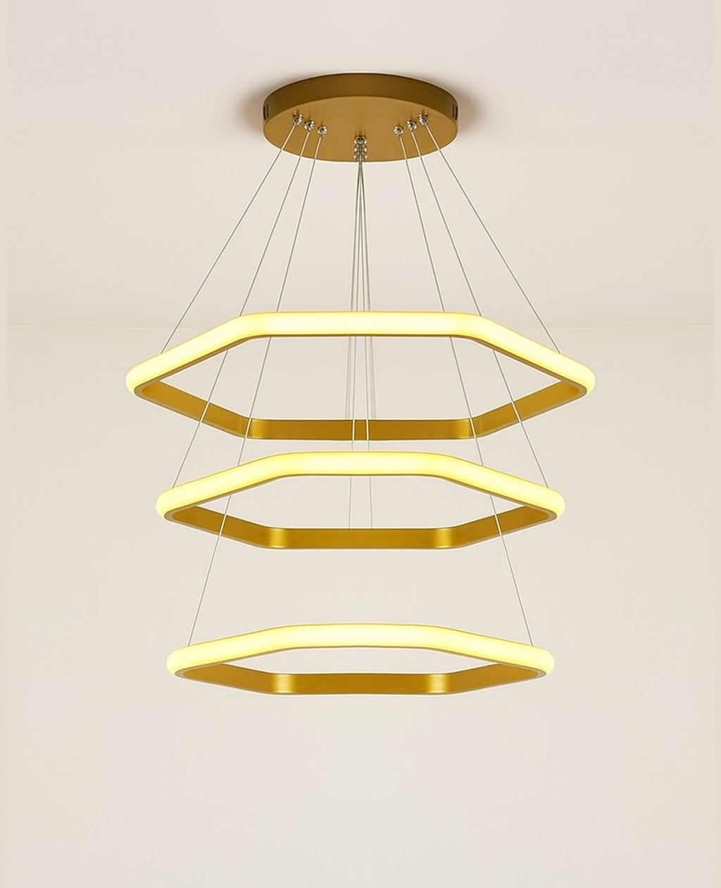 LHB-7003 Modern Hexagonal LED Chandelier