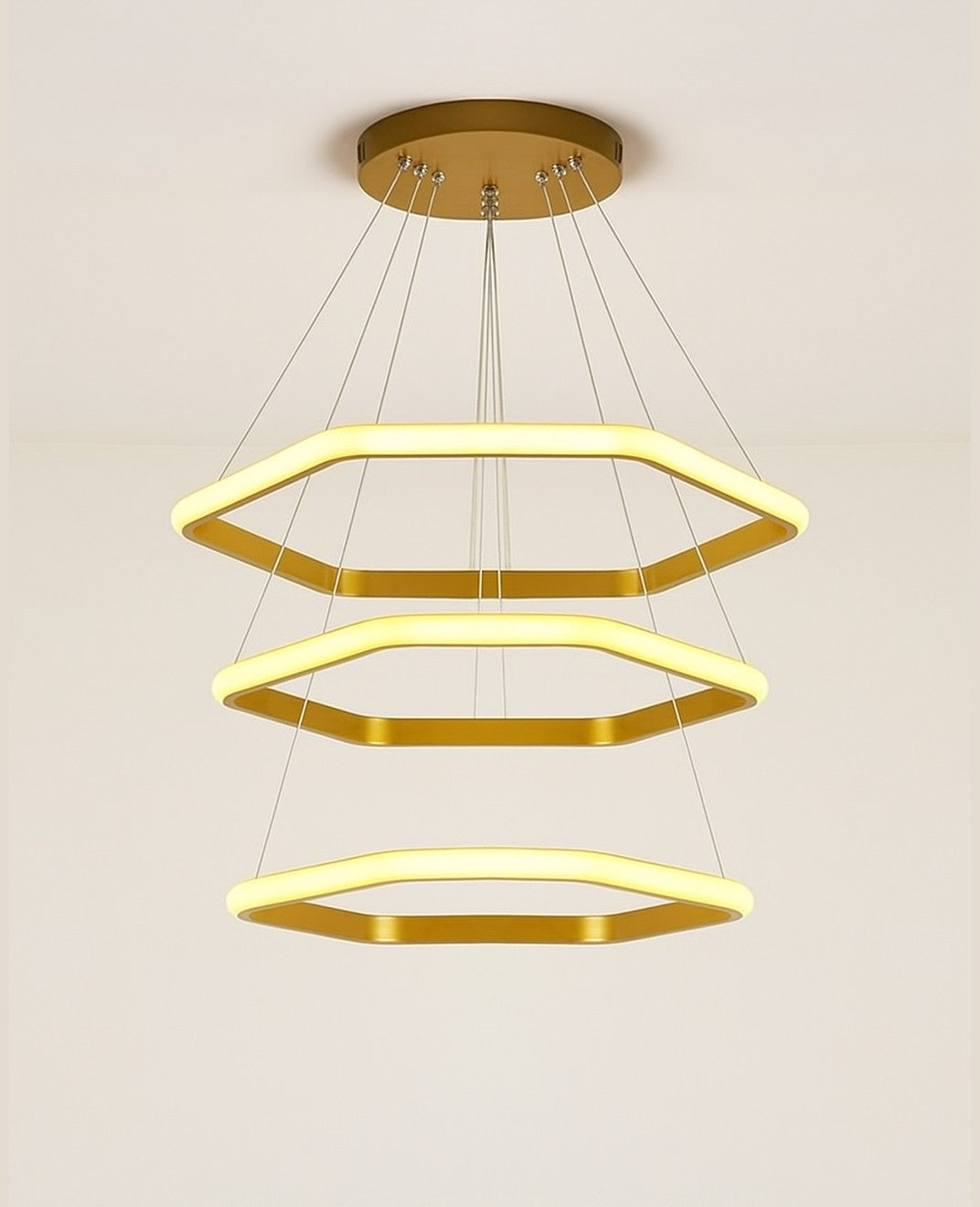 LHB-7003 Modern Hexagonal LED Chandelier